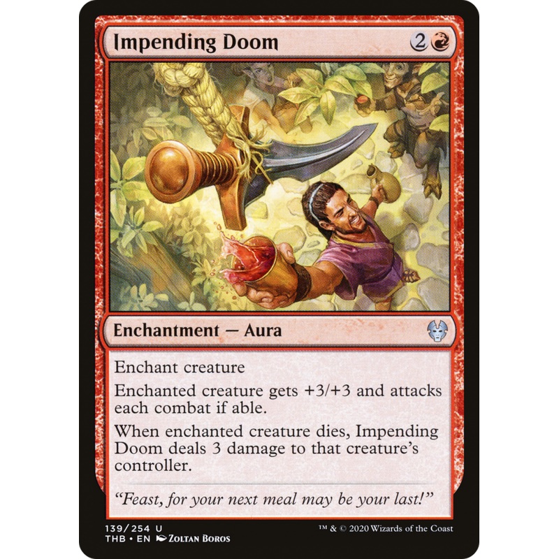 Impending Doom (THB-139) - Theros Beyond Death Foil