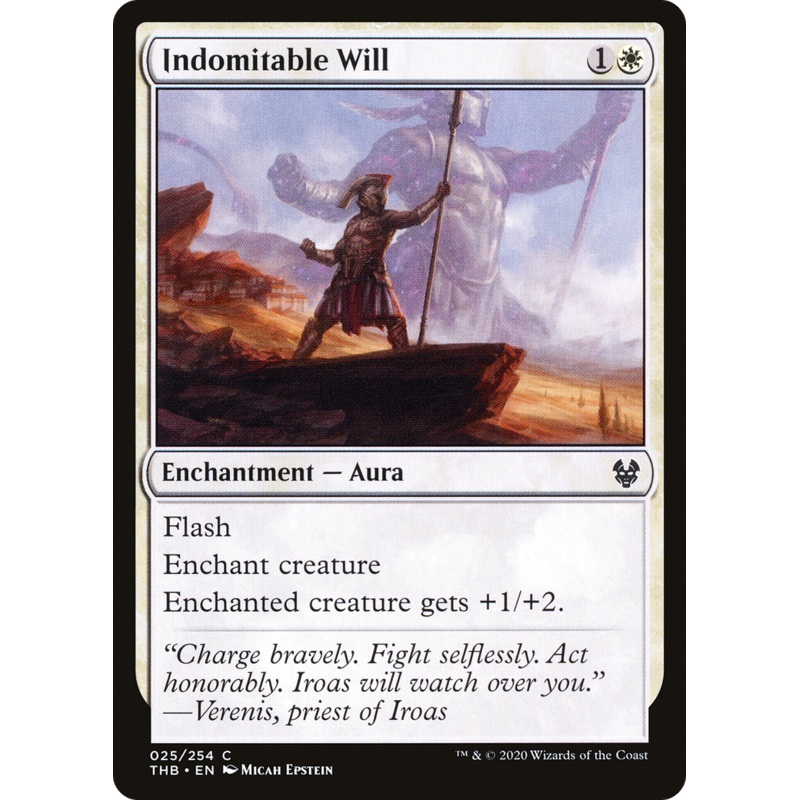 Indomitable Will (THB-025) - Theros Beyond Death Foil
