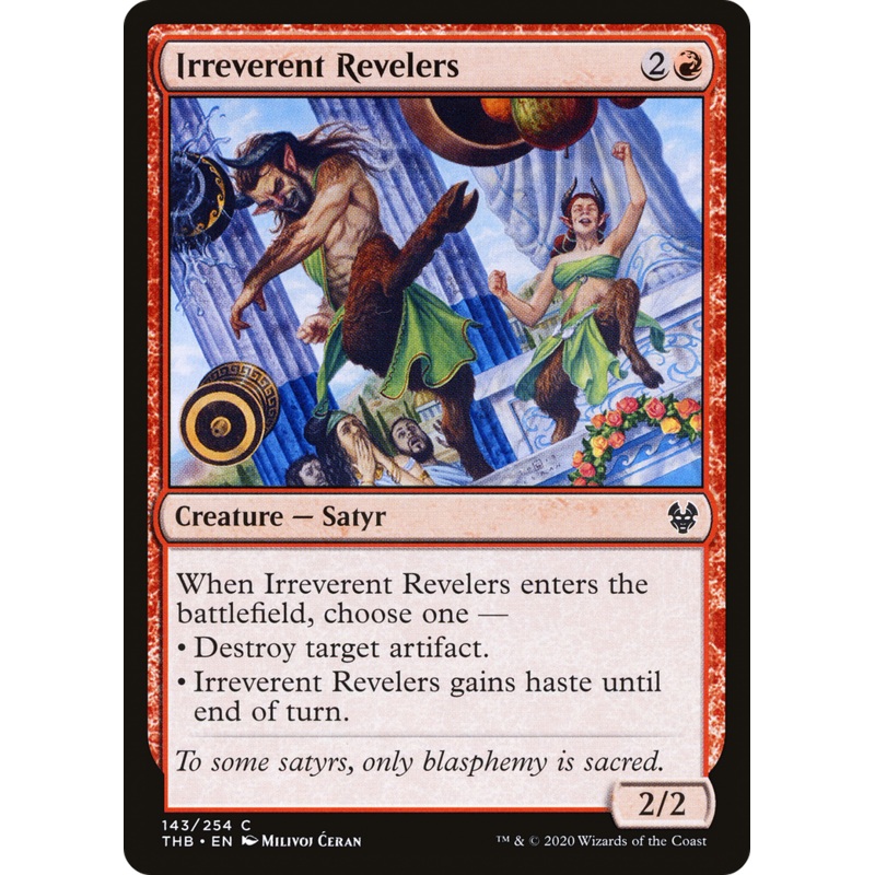 Irreverent Revelers (THB-143) - Theros Beyond Death Foil