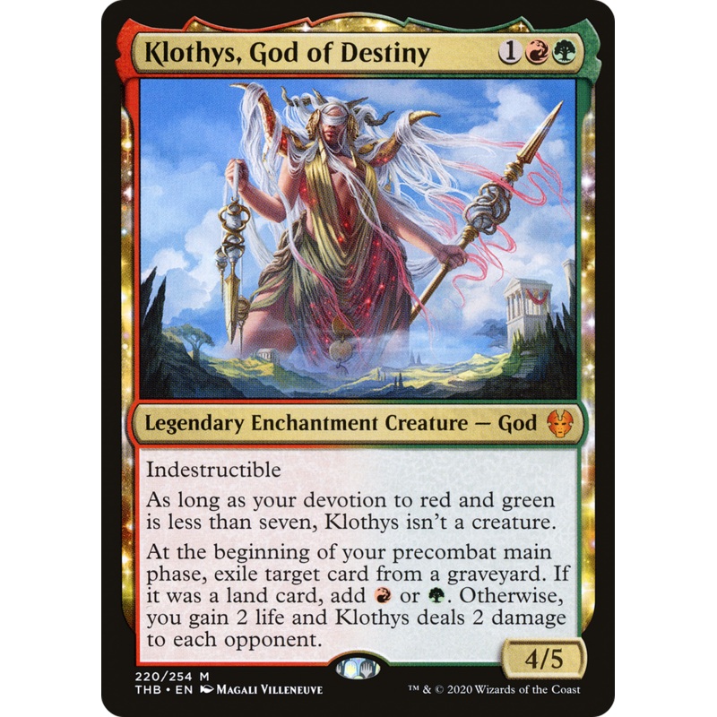Klothys, God of Destiny (THB-220) - Theros Beyond Death: (enchantment)