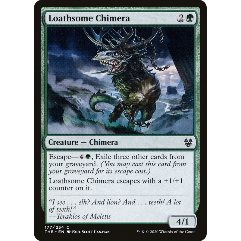 Loathsome Chimera (THB-177) - Theros Beyond Death Foil