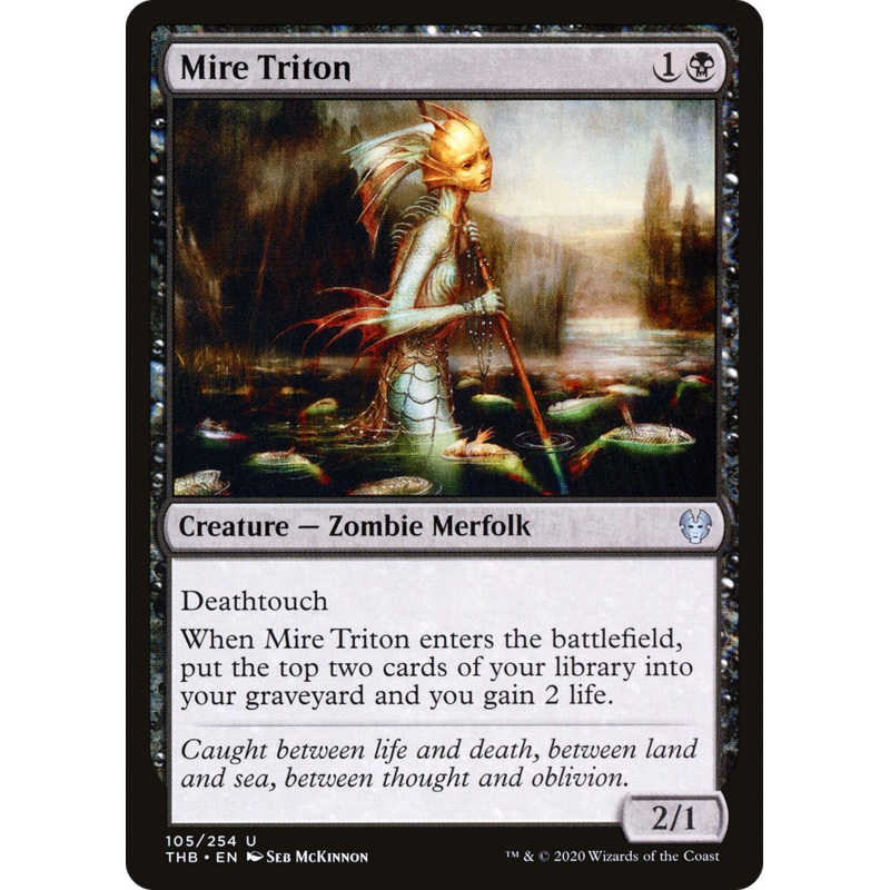 Mire Triton (THB-105) - Theros Beyond Death Foil