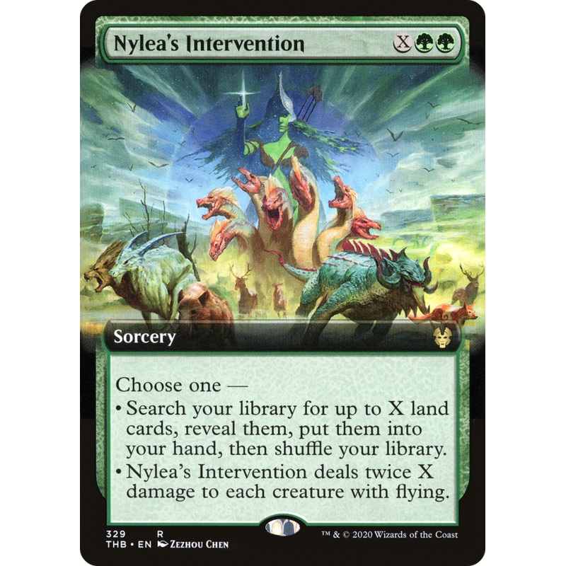 Nylea's Intervention (THB-329) - Theros Beyond Death: (Extended Art) Foil