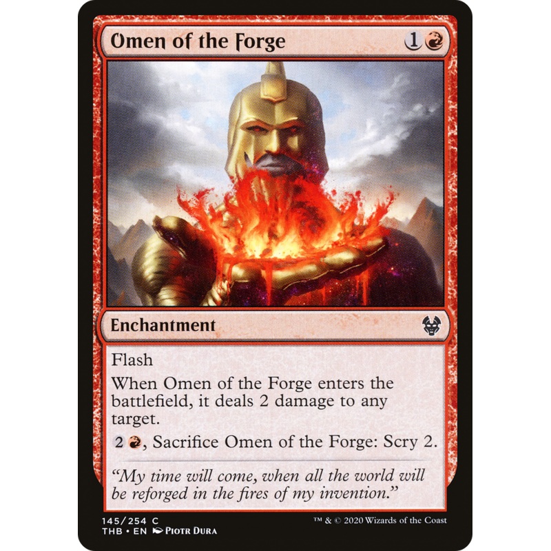 Omen of the Forge (THB-145) - Theros Beyond Death