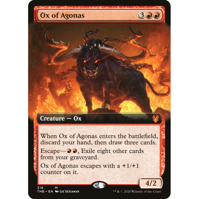 Ox of Agonas (THB-318) - Theros Beyond Death: (Extended Art)