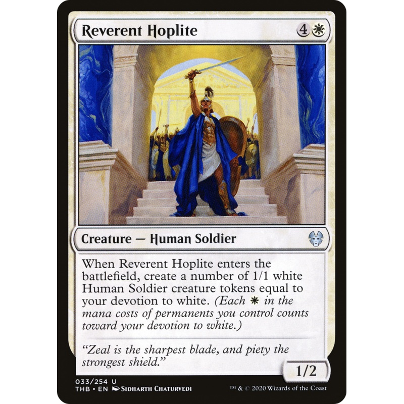 Reverent Hoplite (THB-033) - Theros Beyond Death