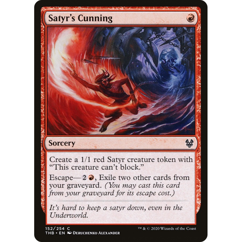 Satyr's Cunning (THB-152) - Theros Beyond Death Foil