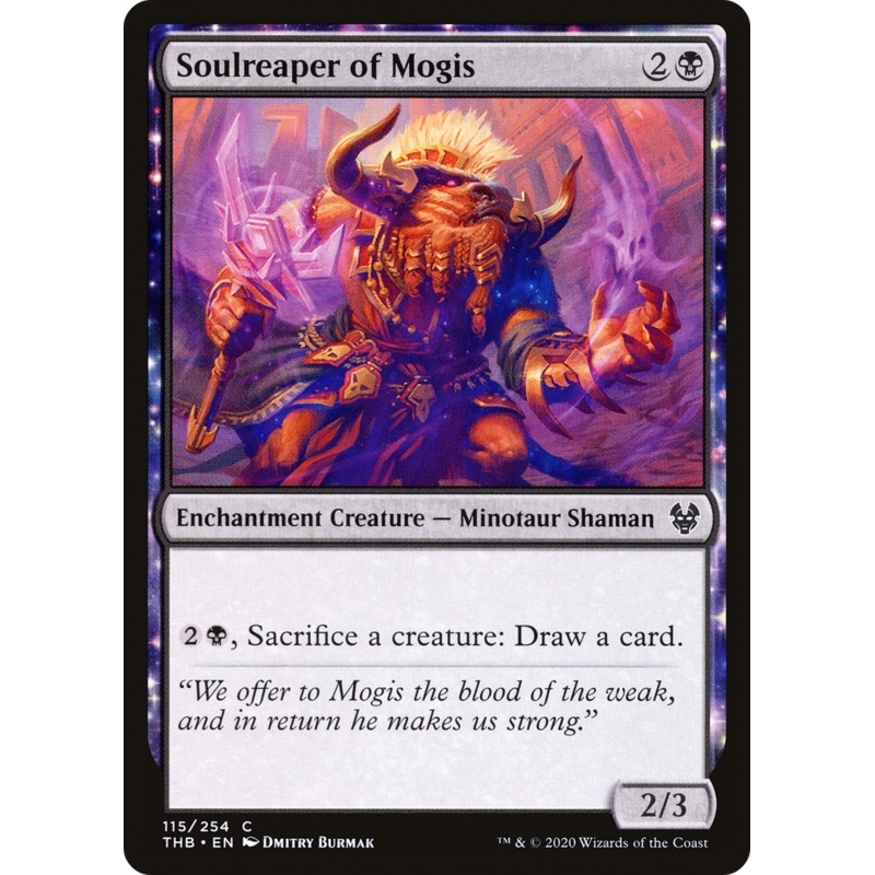 Soulreaper of Mogis (THB-115) - Theros Beyond Death: (enchantment)