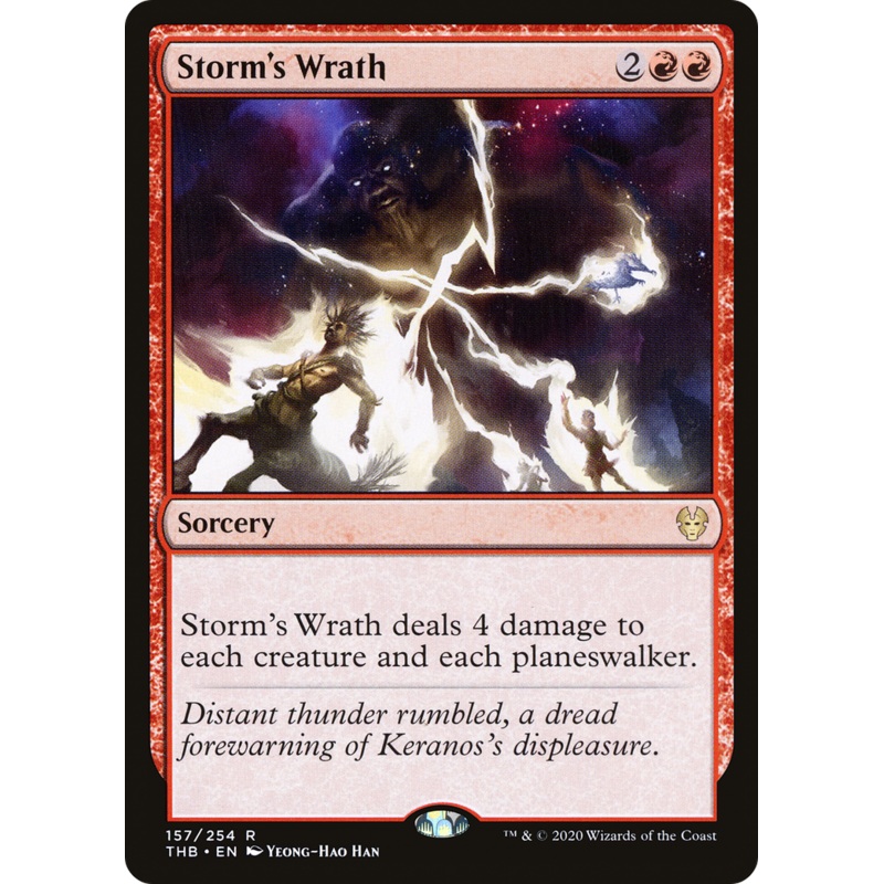 Storm's Wrath (THB-157) - Theros Beyond Death Foil