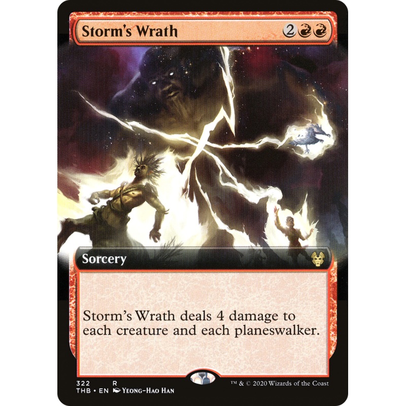 Storm's Wrath (THB-322) - Theros Beyond Death: (Extended Art)