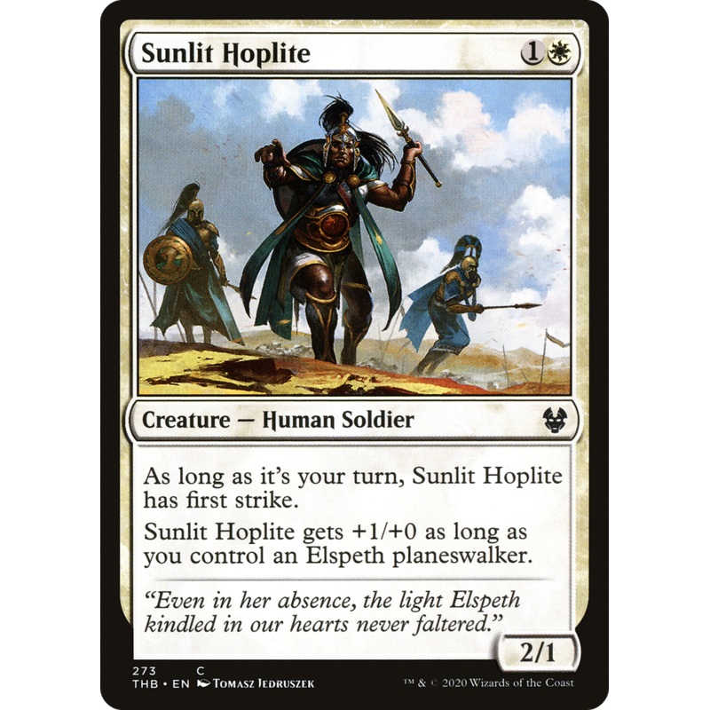 Sunlit Hoplite (THB-273) - Theros Beyond Death