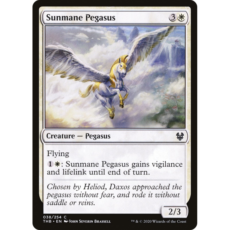 Sunmane Pegasus (THB-038) - Theros Beyond Death