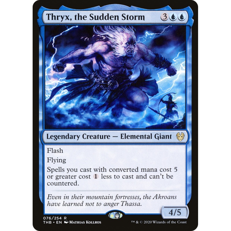 Thryx, the Sudden Storm (THB-076) - Theros Beyond Death