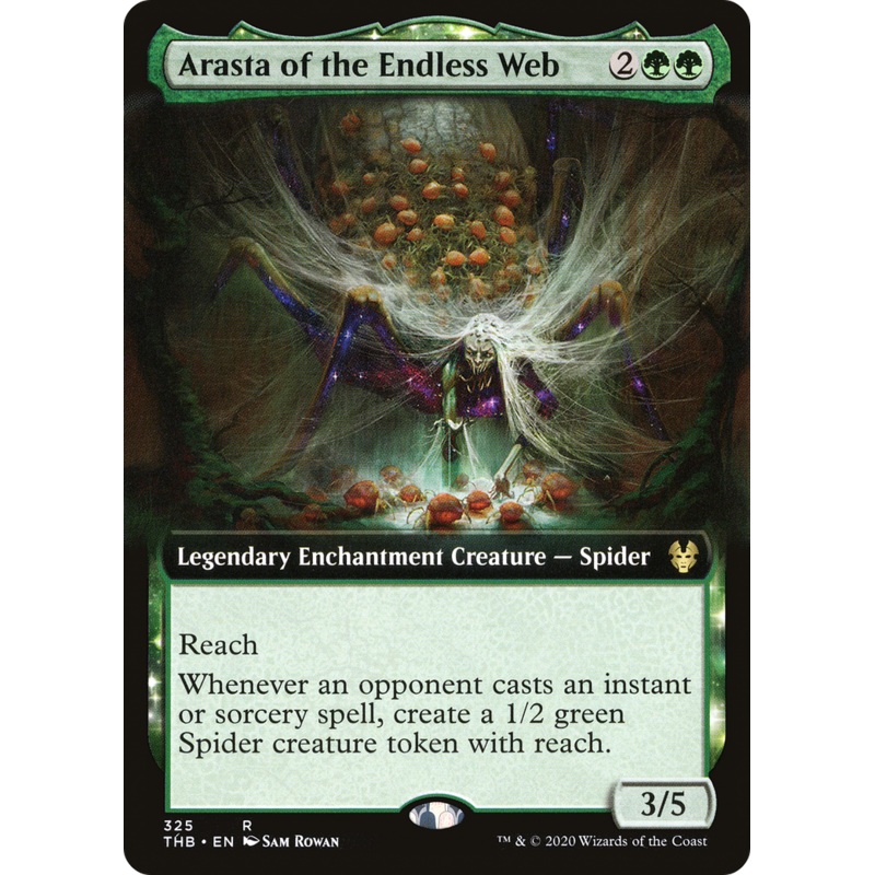 Arasta of the Endless Web (THB-325) - Theros Beyond Death: (enchantment, Extended Art) Foil