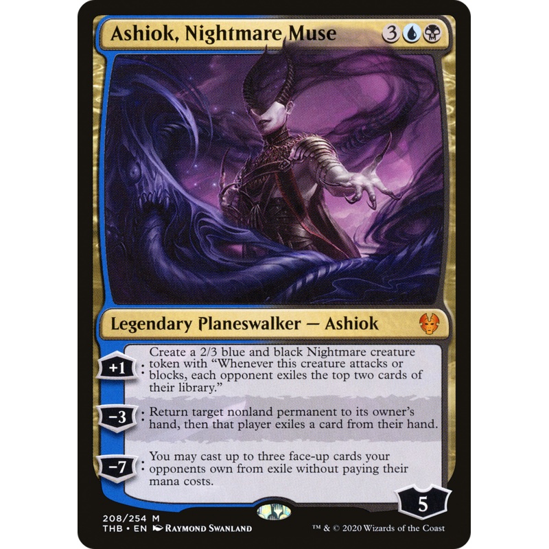 Ashiok, Nightmare Muse (THB-208) - Theros Beyond Death Foil