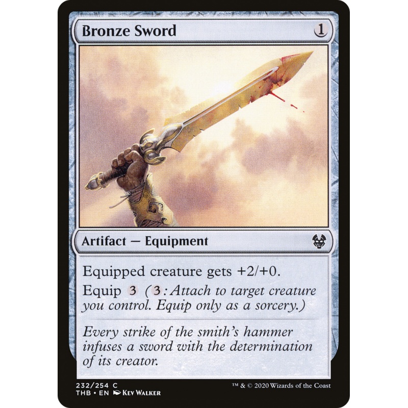 Bronze Sword (THB-232) - Theros Beyond Death