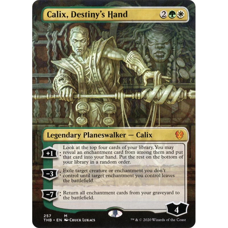 Calix, Destiny's Hand (THB-257) - Theros Beyond Death (Borderless) Foil
