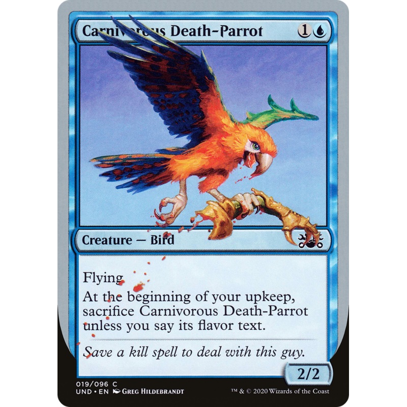 Carnivorous Death-Parrot (UND-019) - Unsanctioned