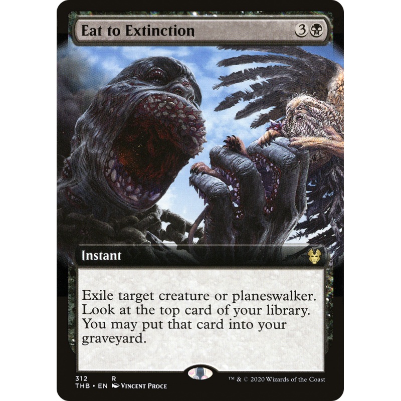 Eat to Extinction (THB-312) - Theros Beyond Death: (Extended Art)