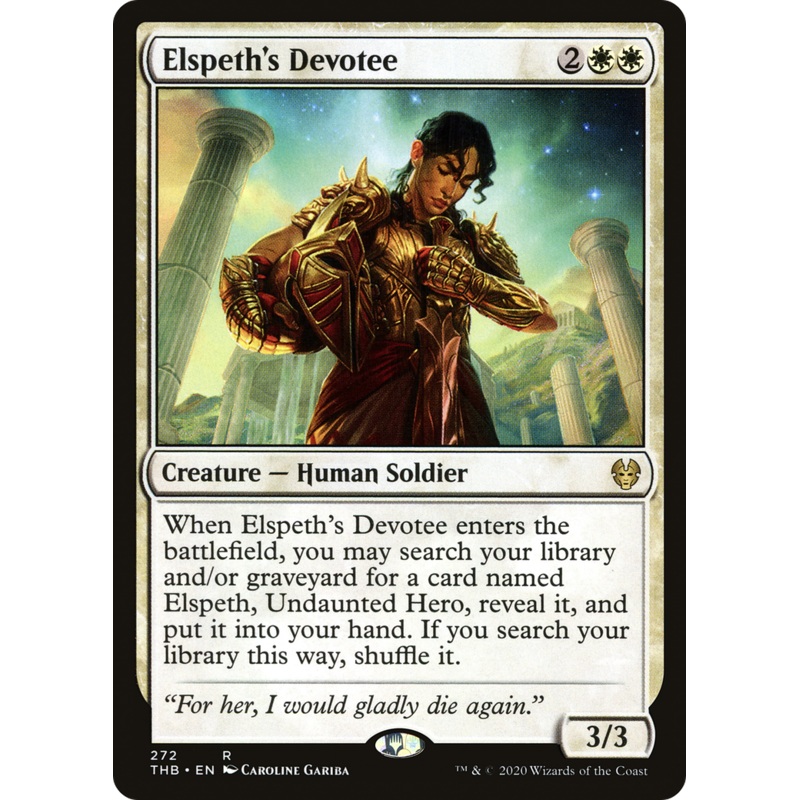 Elspeth's Devotee (THB-272) - Theros Beyond Death