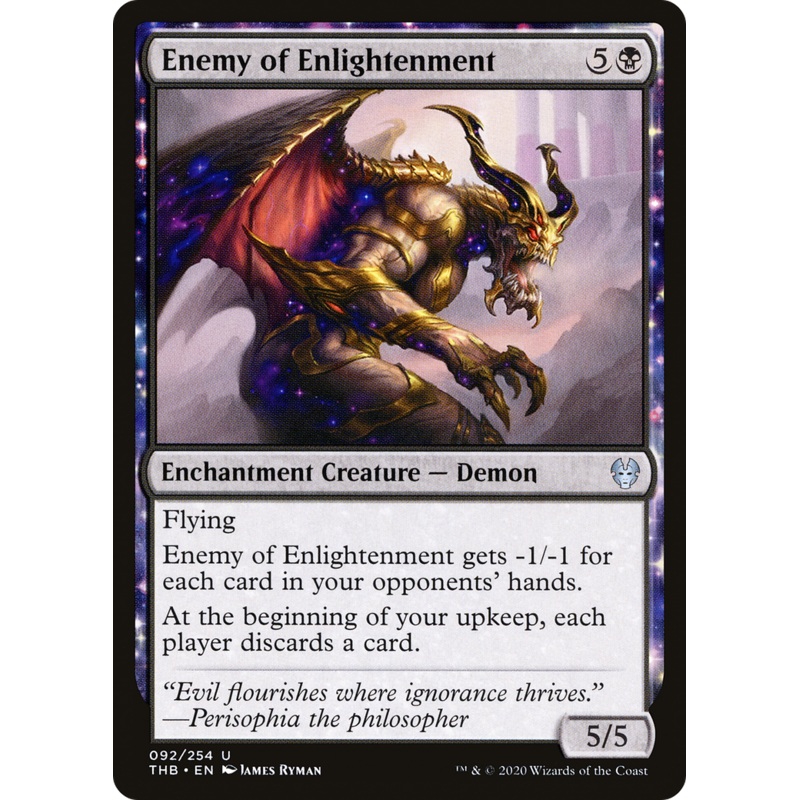 Enemy of Enlightenment (THB-092) - Theros Beyond Death: (enchantment) Foil