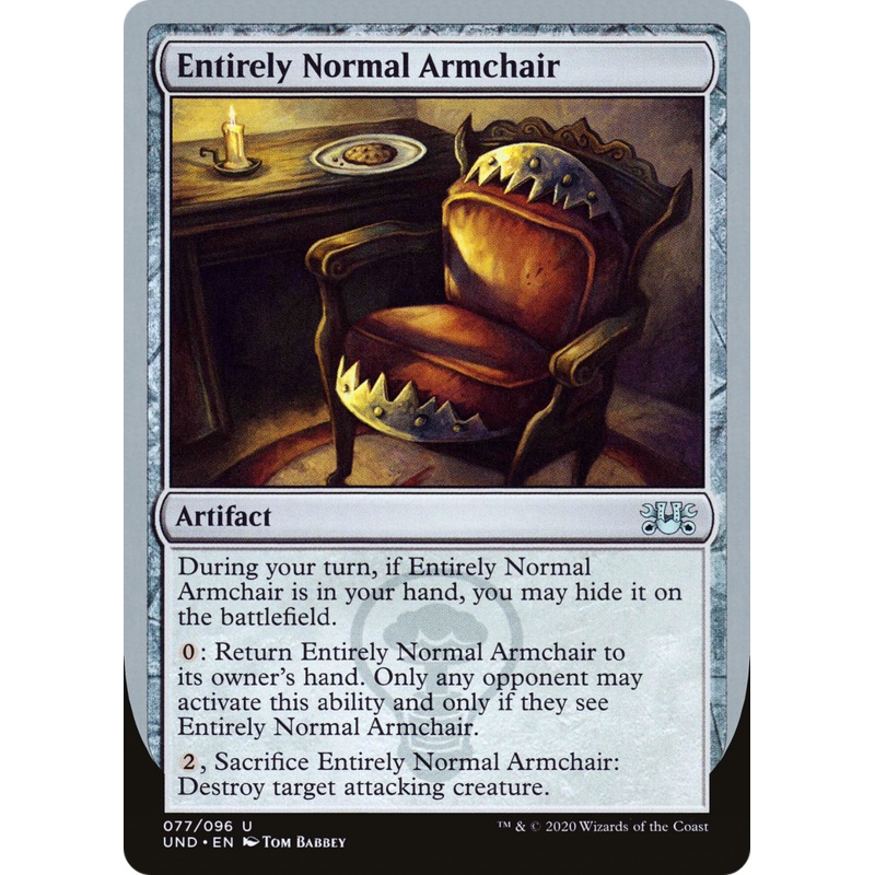 Entirely Normal Armchair (UND-077) - Unsanctioned