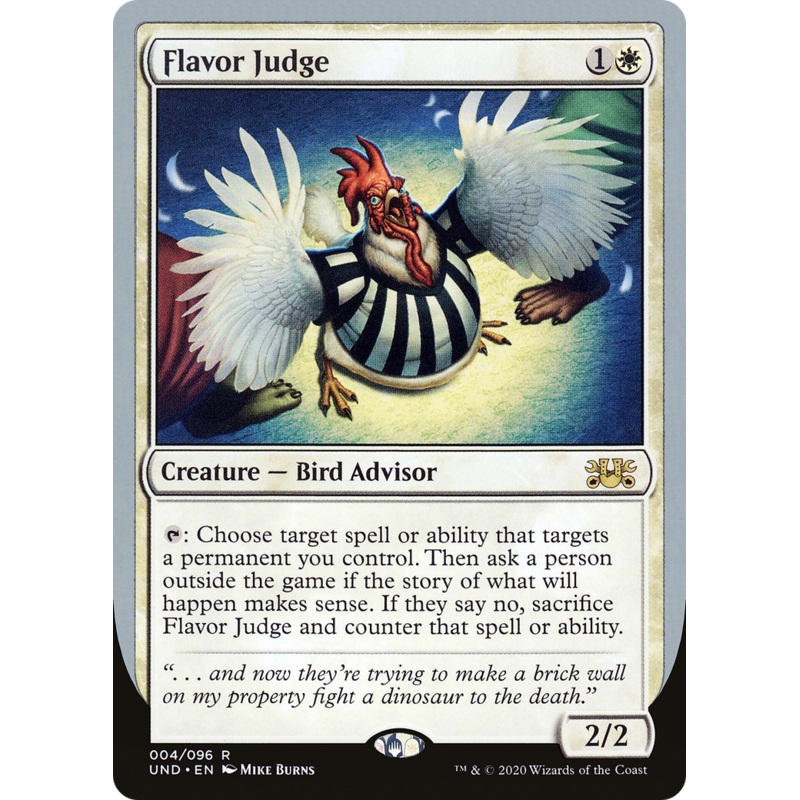 Flavor Judge (UND-004) - Unsanctioned