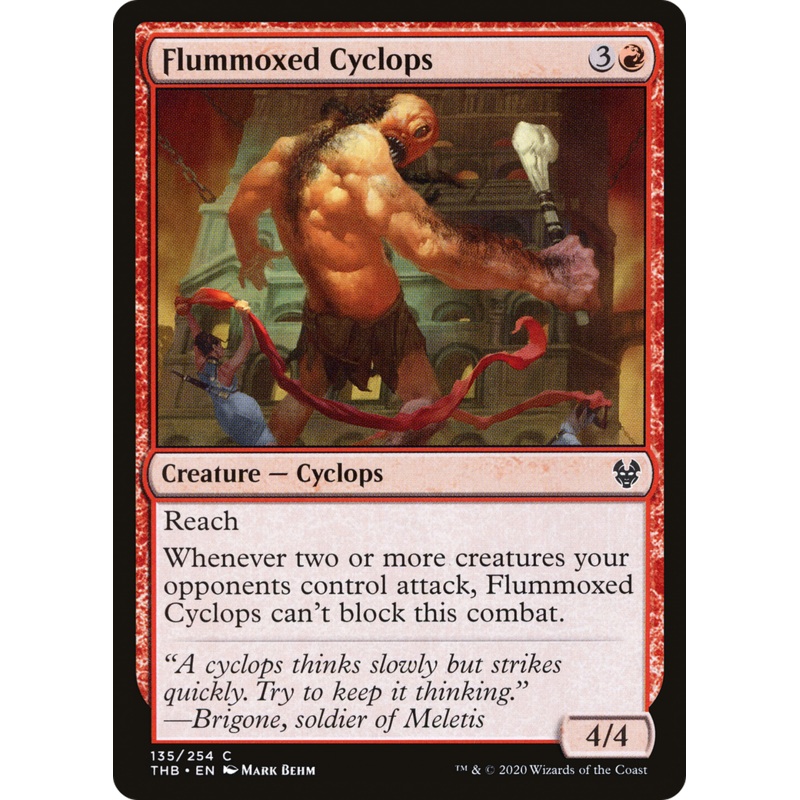 Flummoxed Cyclops (THB-135) - Theros Beyond Death Foil