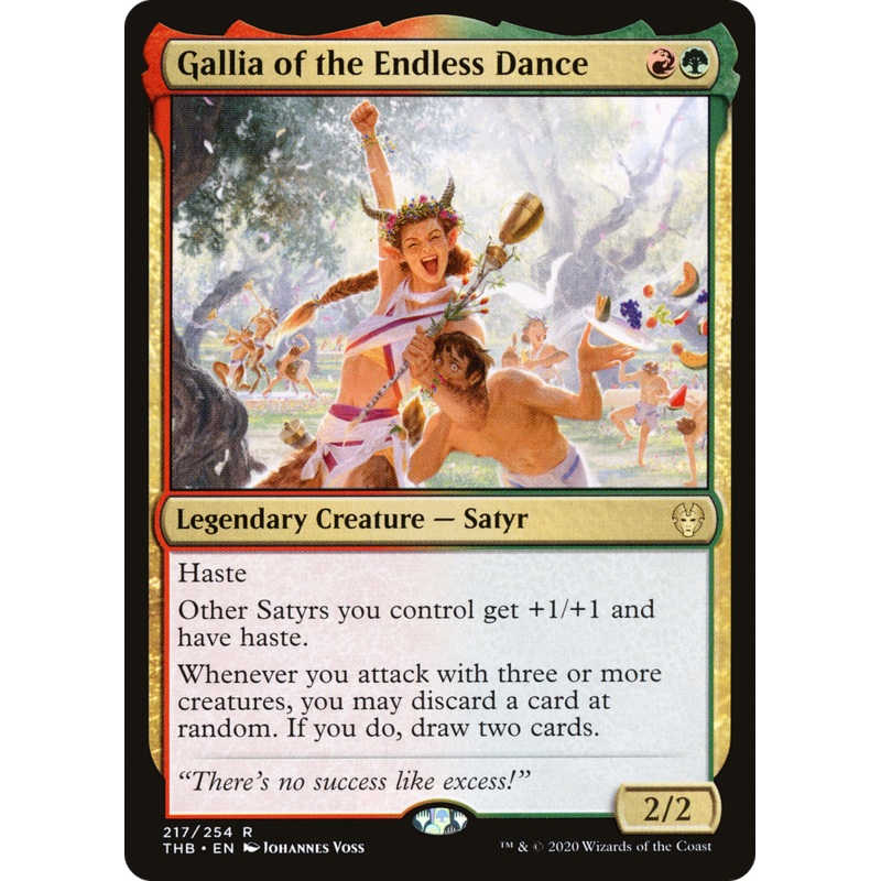 Gallia of the Endless Dance (THB-217) - Theros Beyond Death