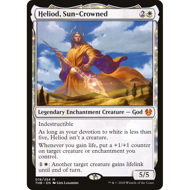 Heliod, Sun-Crowned (THB-018) - Theros Beyond Death: (enchantment) Foil