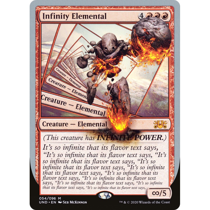 Infinity Elemental (UND-054) - Unsanctioned