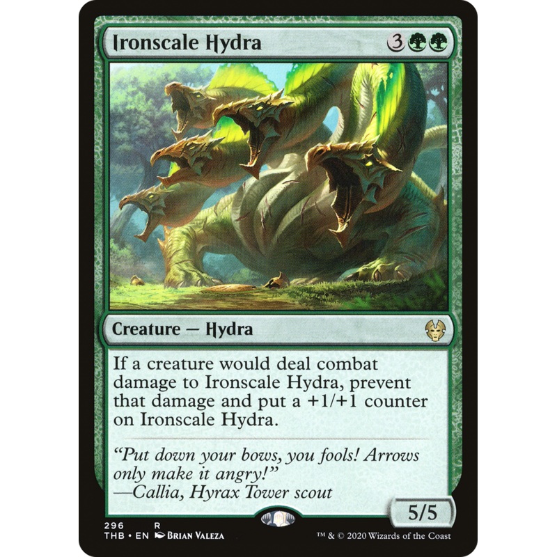 Ironscale Hydra (THB-296) - Theros Beyond Death Foil