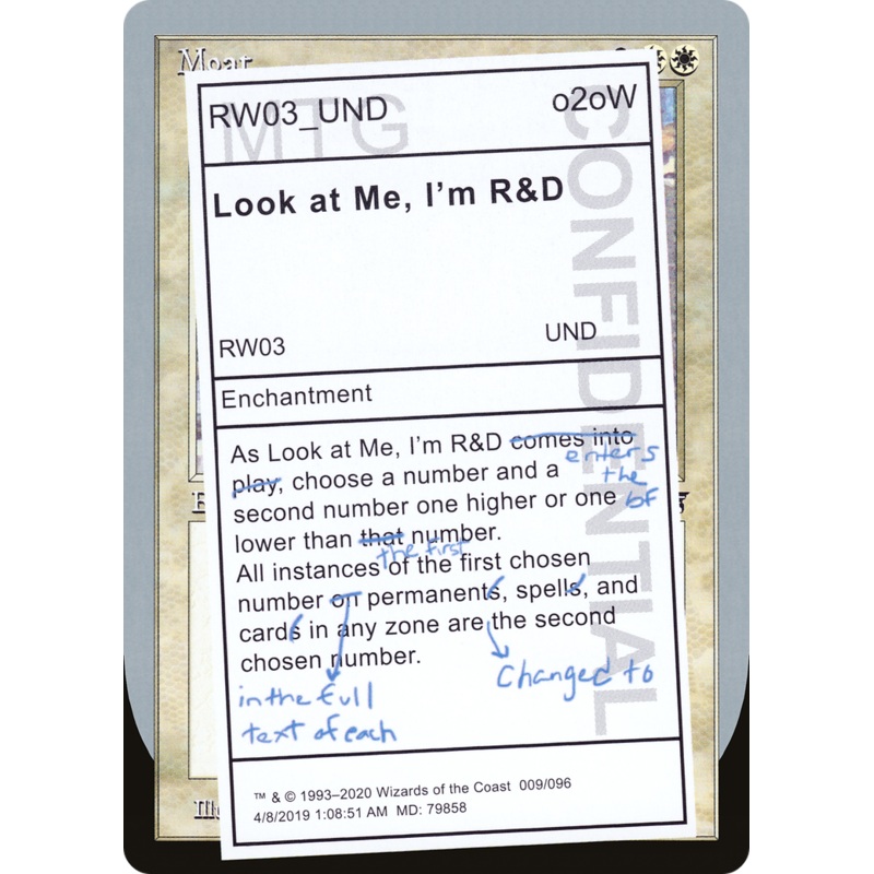 Look at Me, I'm R&D (UND-009) - Unsanctioned