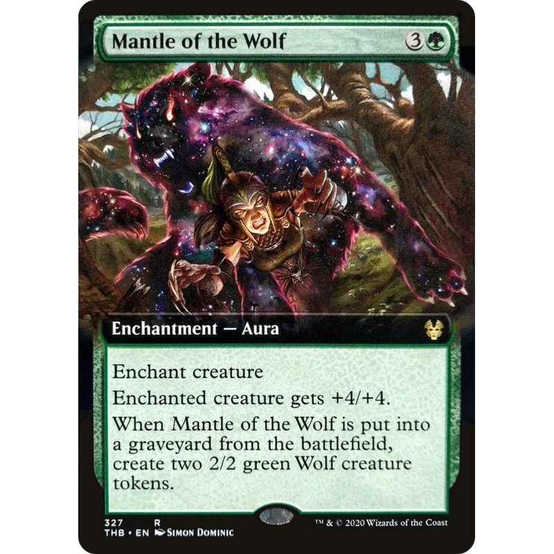 Mantle of the Wolf (THB-327) - Theros Beyond Death: (Extended Art) Foil