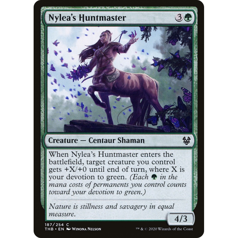 Nylea's Huntmaster (THB-187) - Theros Beyond Death