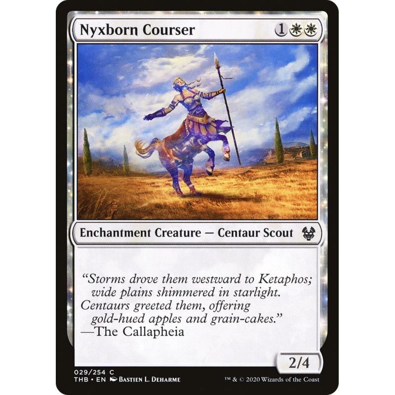 Nyxborn Courser (THB-029) - Theros Beyond Death: (enchantment)