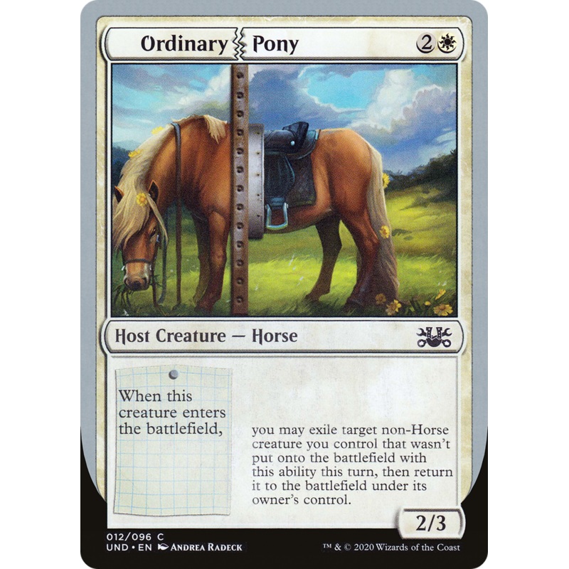Ordinary Pony (UND-012) - Unsanctioned