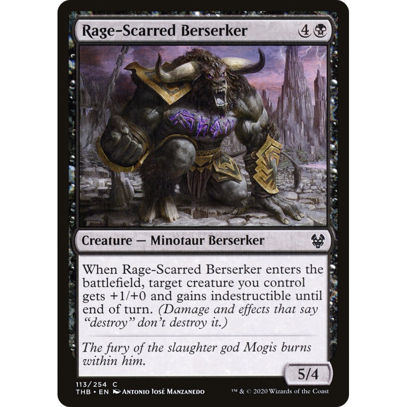 Rage-Scarred Berserker (THB-113) - Theros Beyond Death Foil