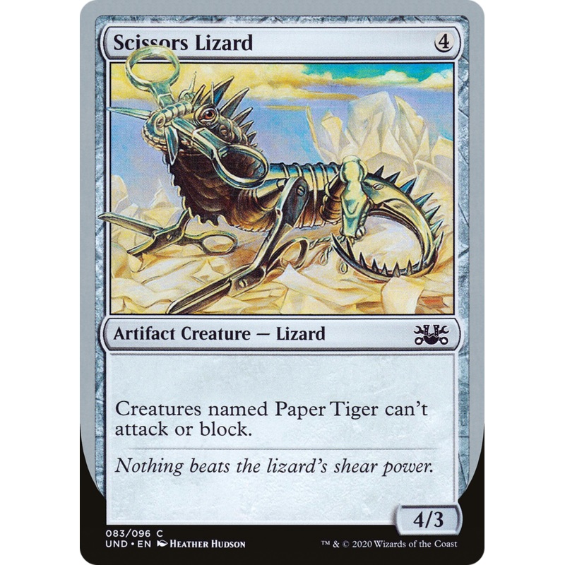 Scissors Lizard (UND-083) - Unsanctioned