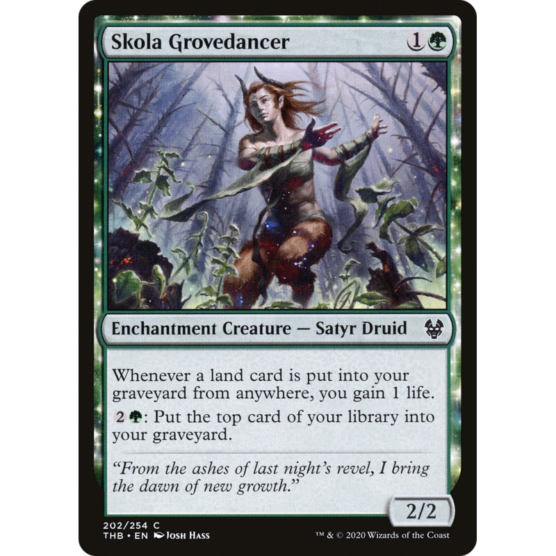 Skola Grovedancer (THB-202) - Theros Beyond Death: (enchantment)