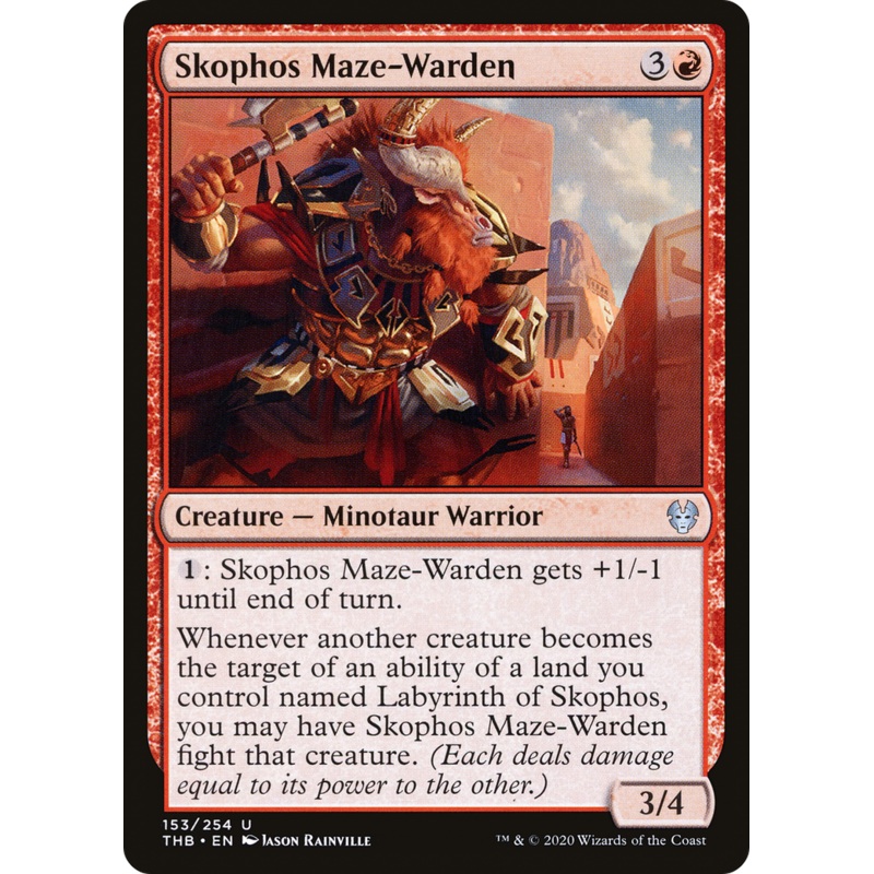 Skophos Maze-Warden (THB-153) - Theros Beyond Death Foil