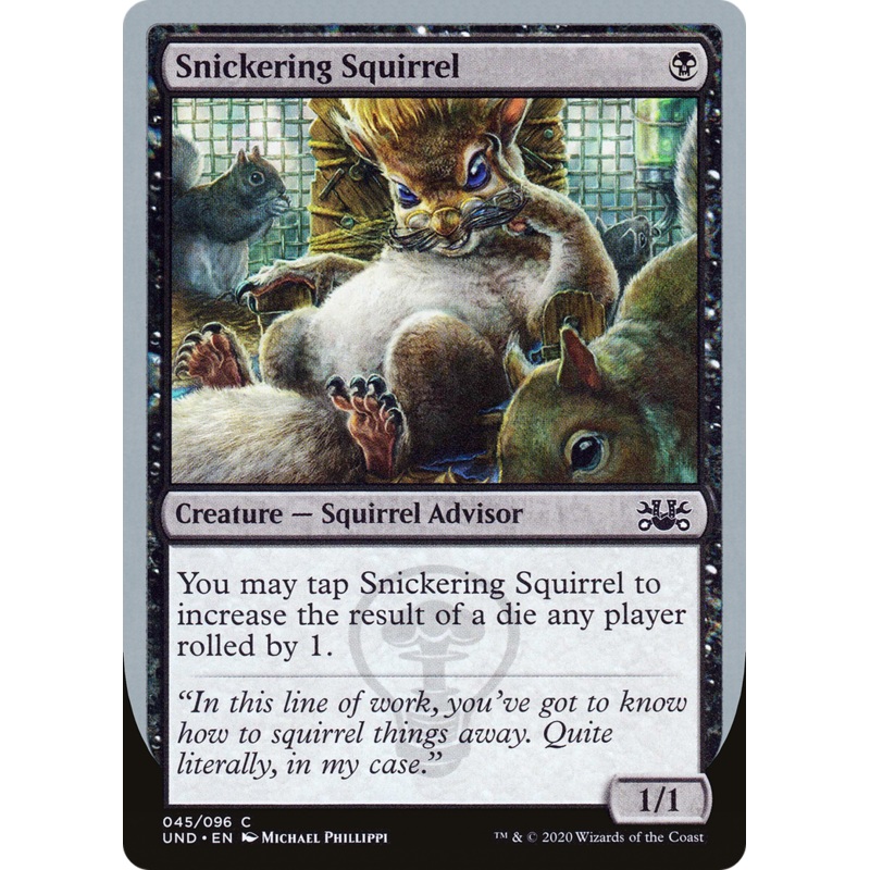 Snickering Squirrel (UND-045) - Unsanctioned