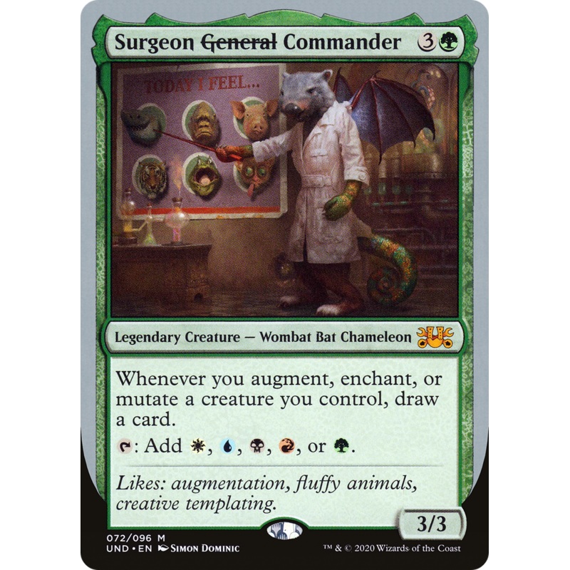 Surgeon General Commander (UND-072) - Unsanctioned