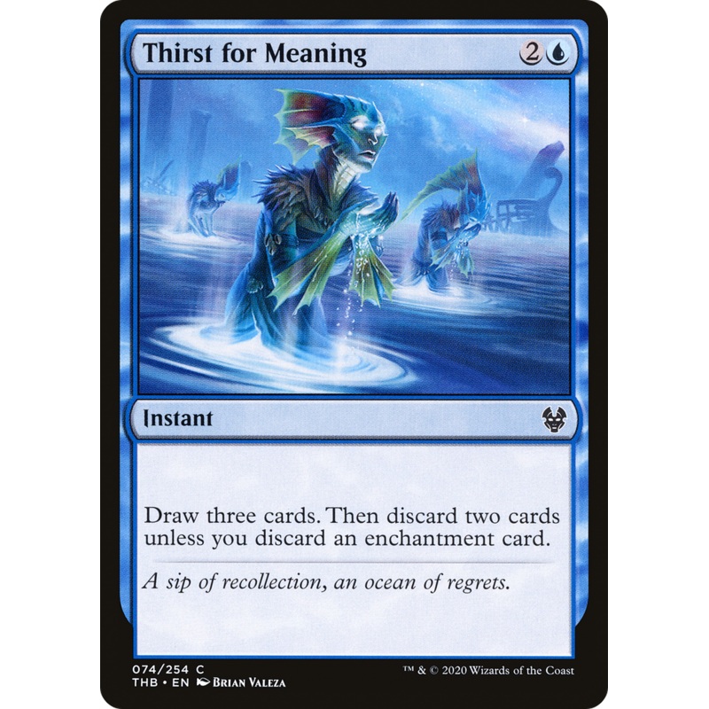 Thirst for Meaning (THB-074) - Theros Beyond Death Foil