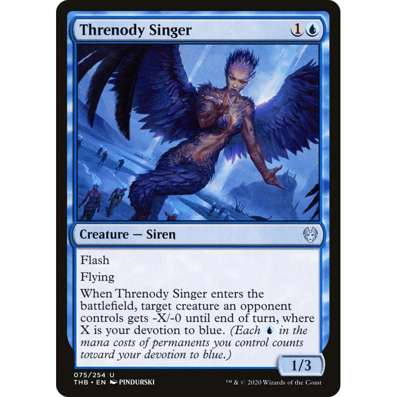 Threnody Singer (THB-075) - Theros Beyond Death Foil
