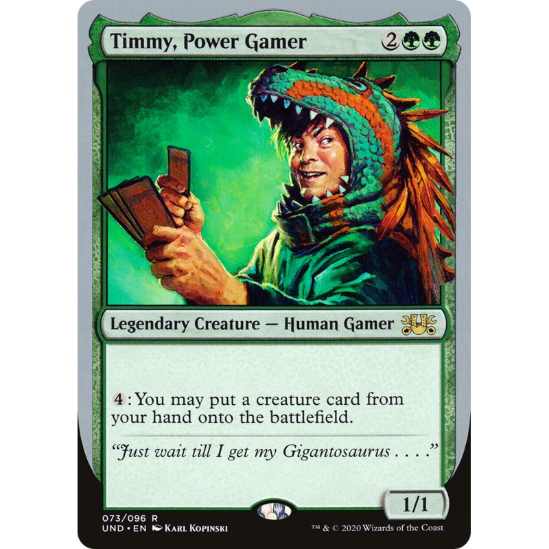 Timmy, Power Gamer (UND-073) - Unsanctioned