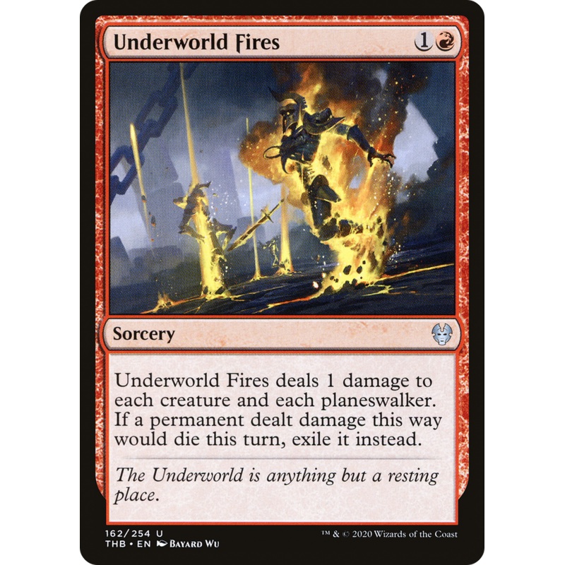 Underworld Fires (THB-162) - Theros Beyond Death Foil