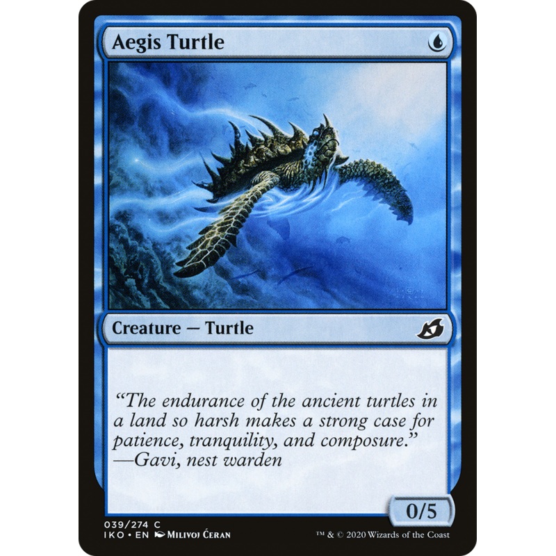Aegis Turtle (IKO-039) - Ikoria: Lair of Behemoths