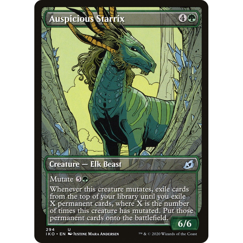 Auspicious Starrix (IKO-294) - Ikoria: Lair of Behemoths: (Showcase)