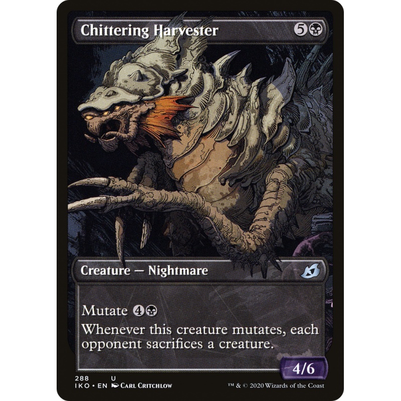 Chittering Harvester (IKO-288) - Ikoria: Lair of Behemoths: (Showcase) Foil
